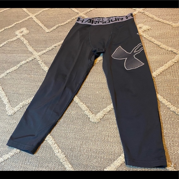 Under Armour Heat Gear Fitted Cropped Leggings - Picture 2 of 5